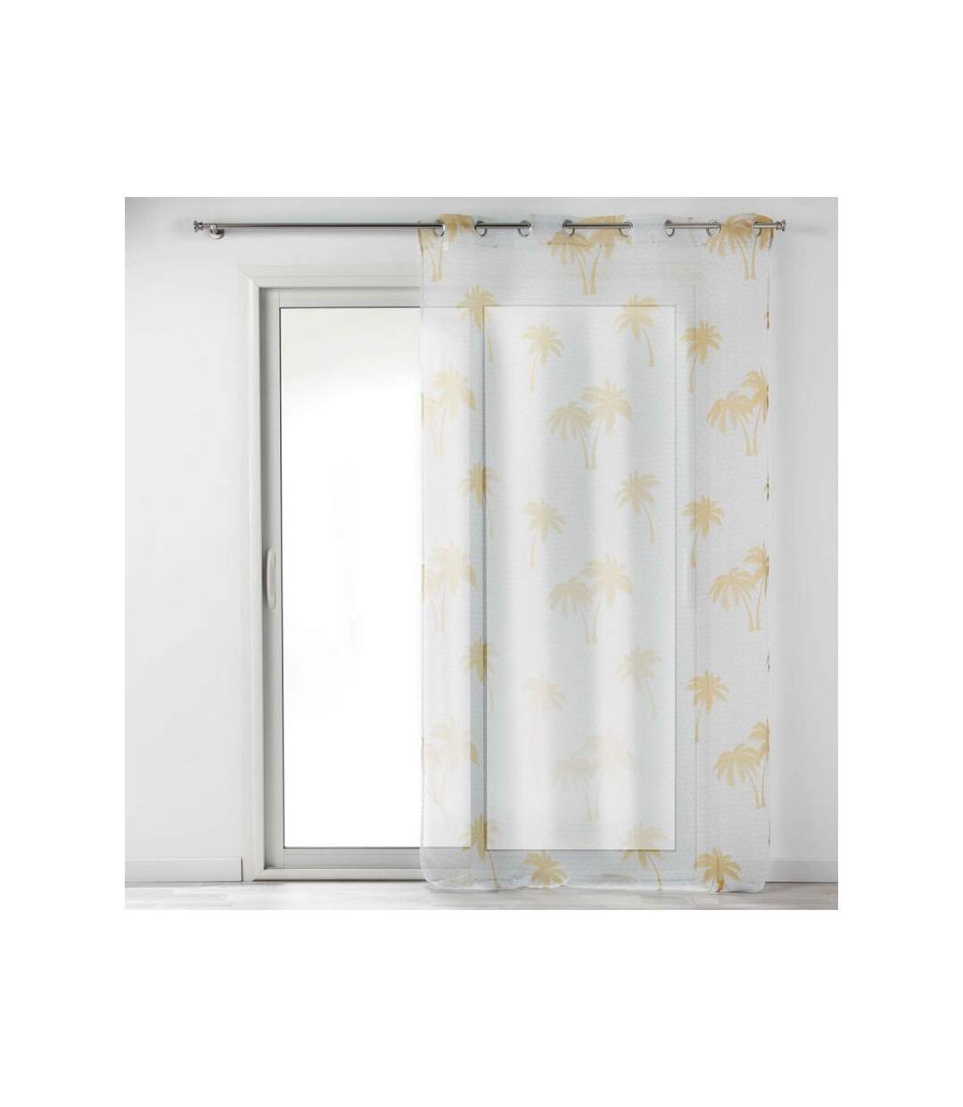 Rideau Voilage à Œillets Pure Line 140x240cm Blanc