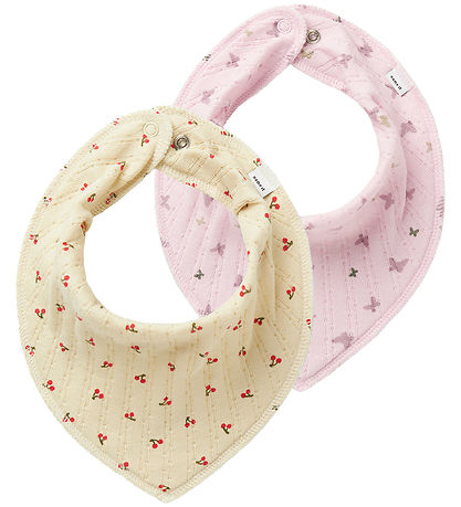 Name It Lätzchen - 2er-Pack - NbfYvettebilia - Summer Sand m. Pr