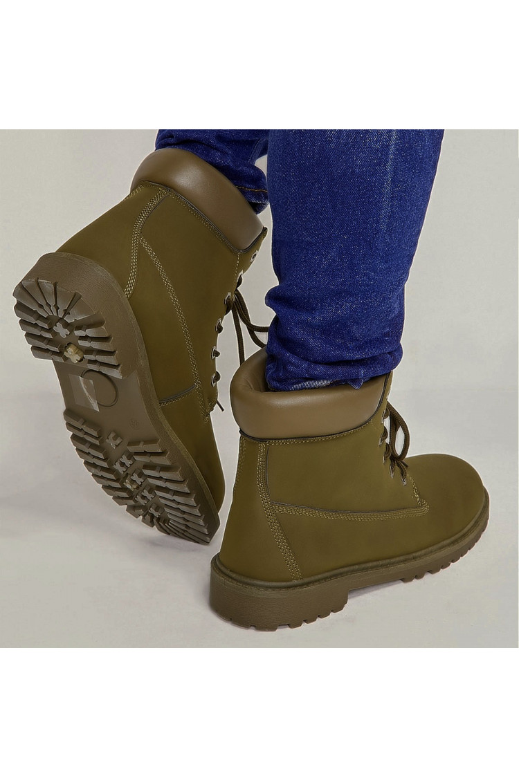 Chaussures montantes vertes