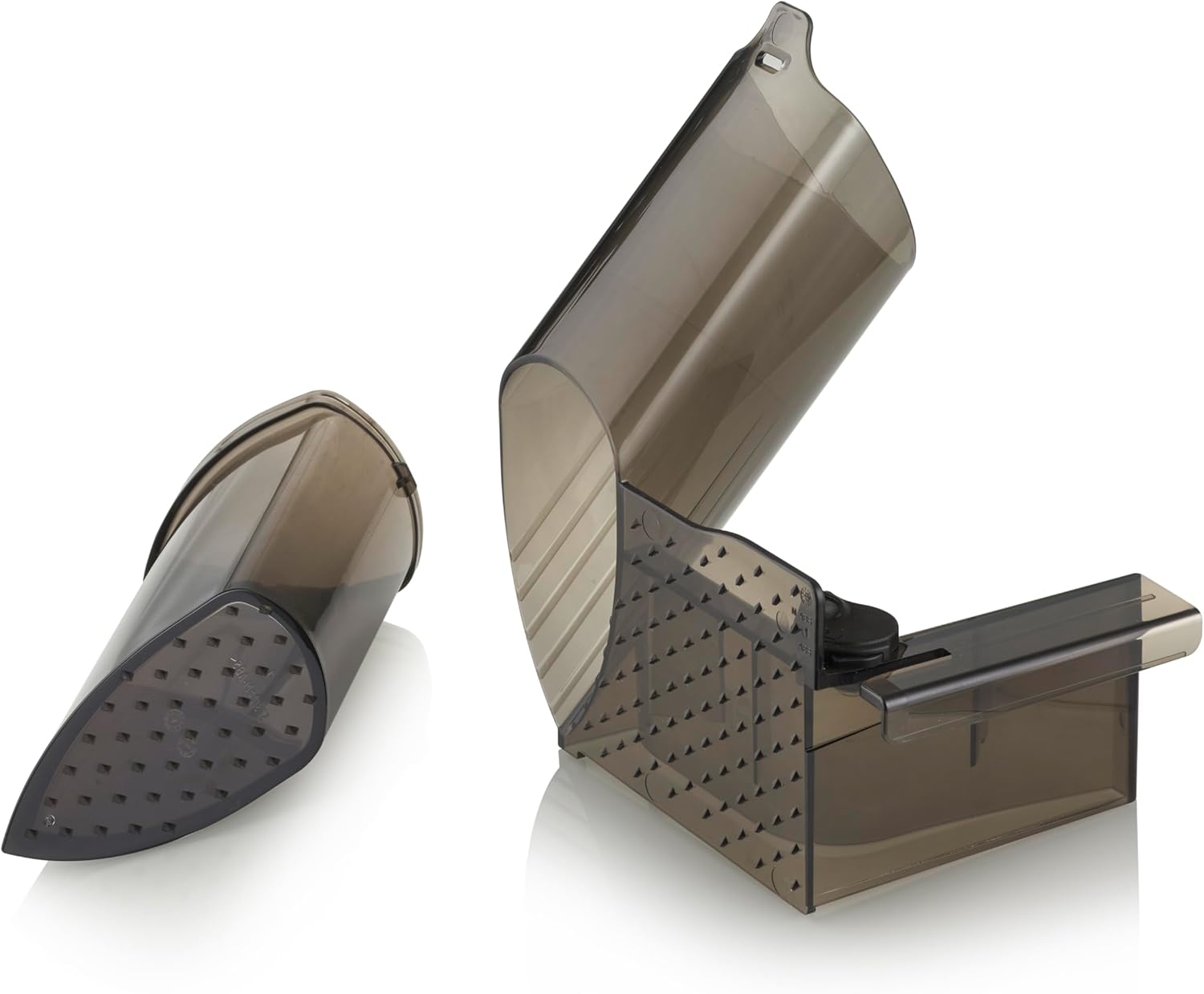 GRAEF. Allesschneider S50001 weiß mit Edelstahlmesser Ø 170 mm, Aufbewahrungsbox & MiniSlice-Aufsatz, stufenloser Schnittstärke, zentrale Bedieneinheit, erhöhter Bauweise, schnelles Schneiden, leise