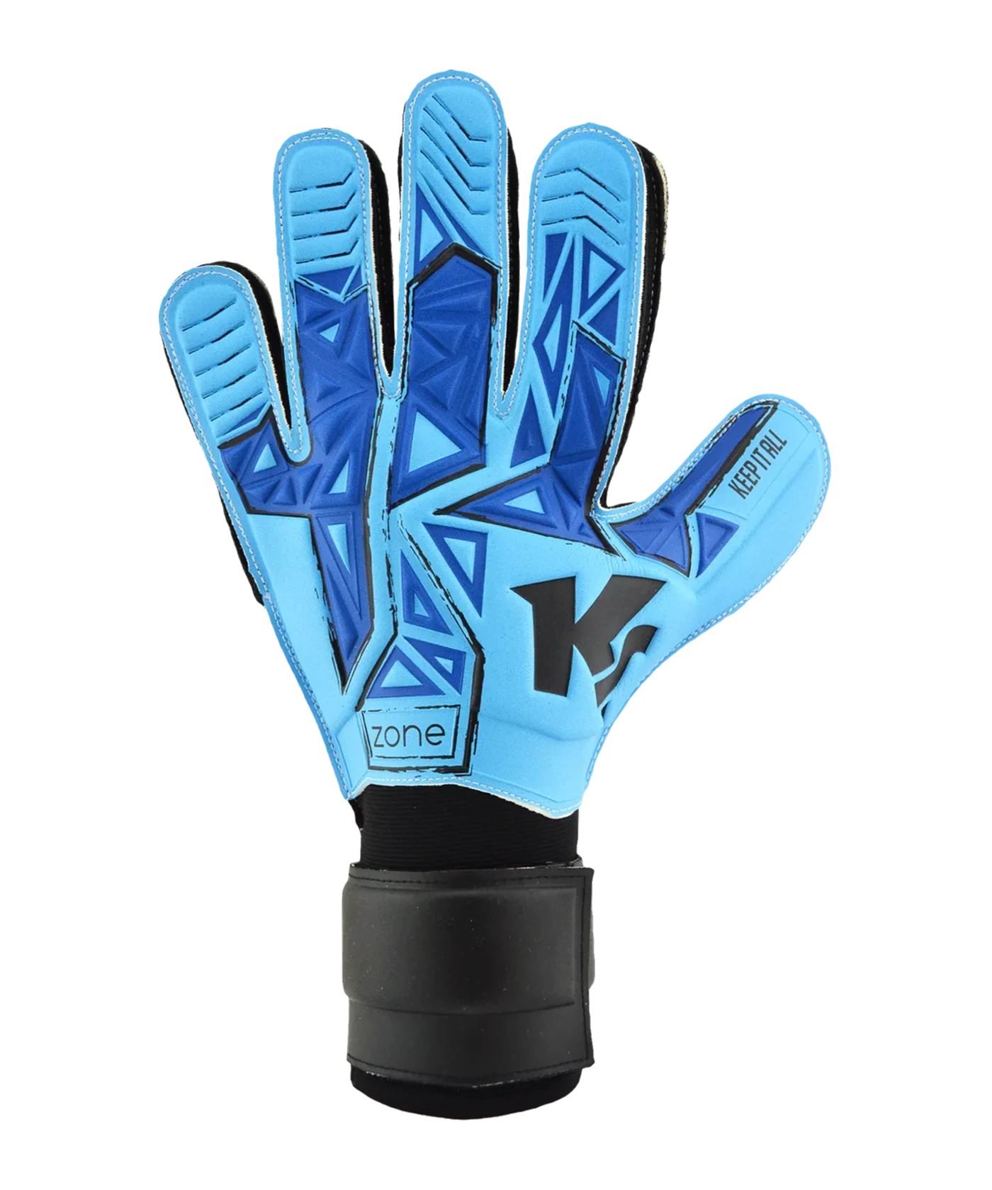 KEEPERsport Zone RC TW-Handschuhe Schwarz Blau F413