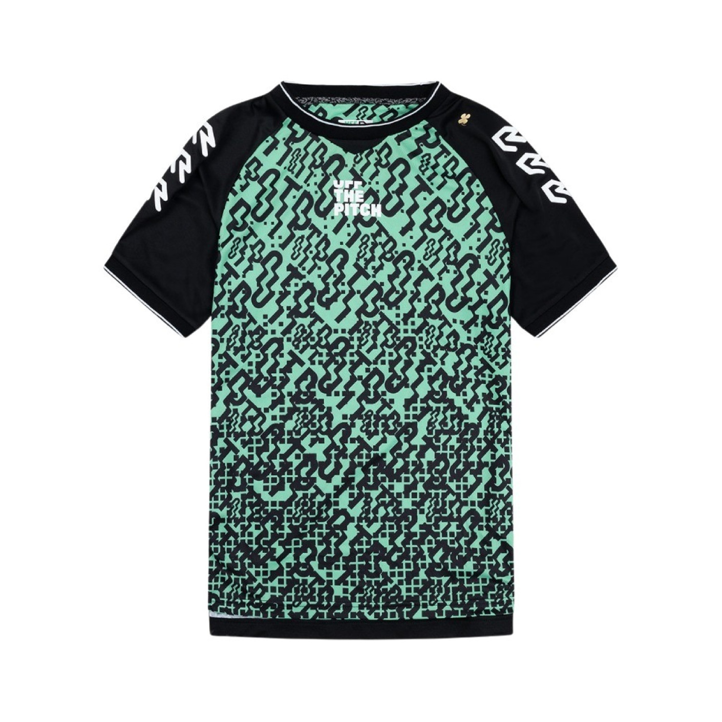 Off The Pitch X Robey Davies Festival T-Shirt Zwart Groen