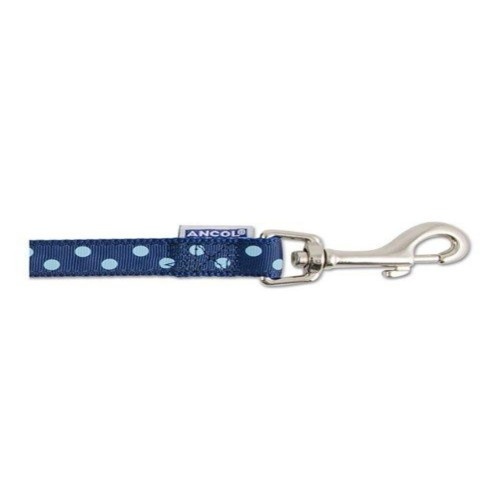 Guia para cães Ancol em nylon azul marinho