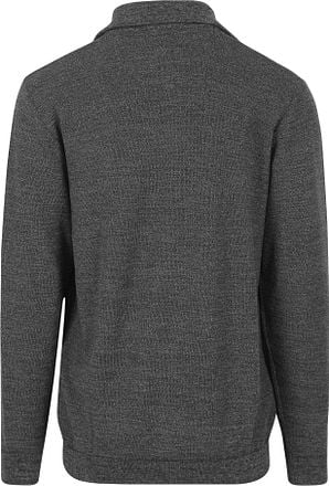 Casa Moda Half Zip Pullover Donkergroen 413705900-301 kopen