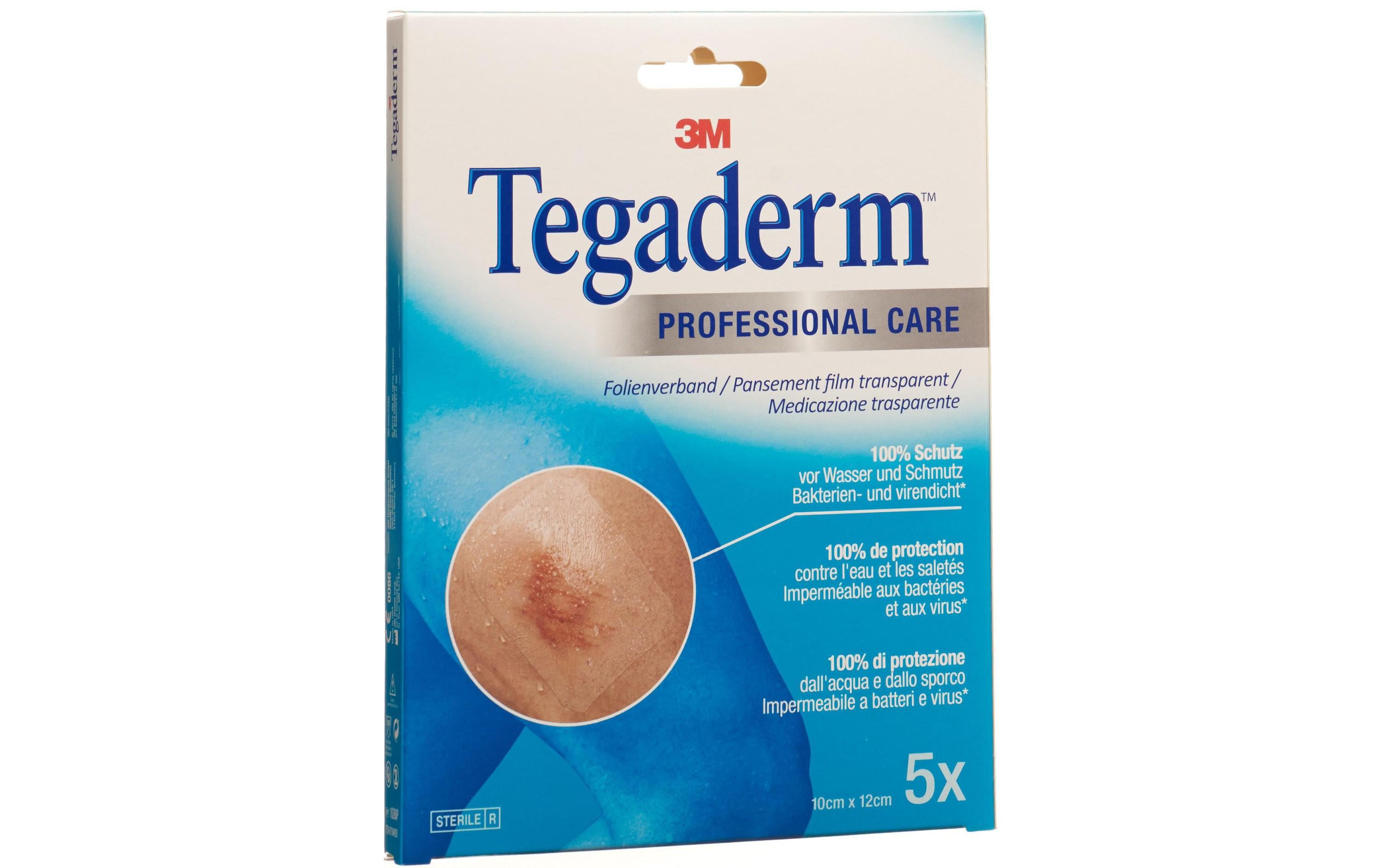 Wundpflaster Professional Care 10 x 12 cm, 5 StückFolienpflaster transparent