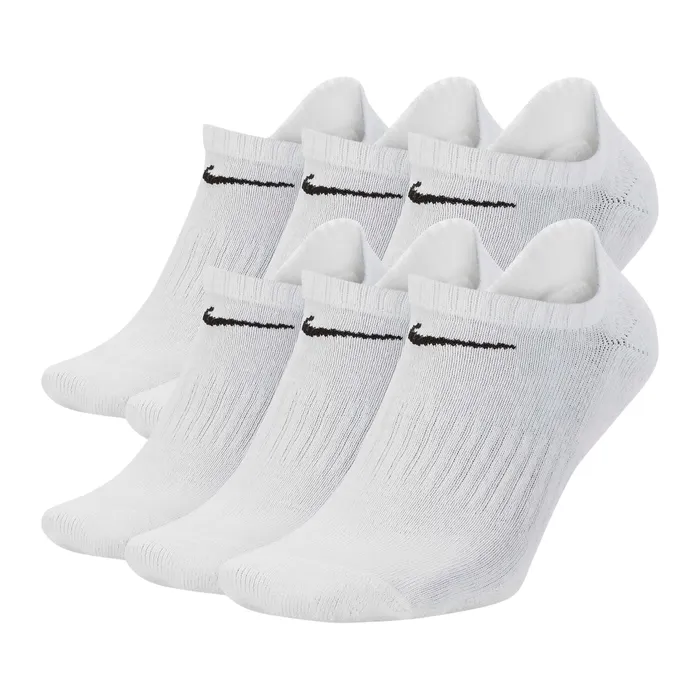 Nike Everyday Cushioned No-Show Socks (6-pack)