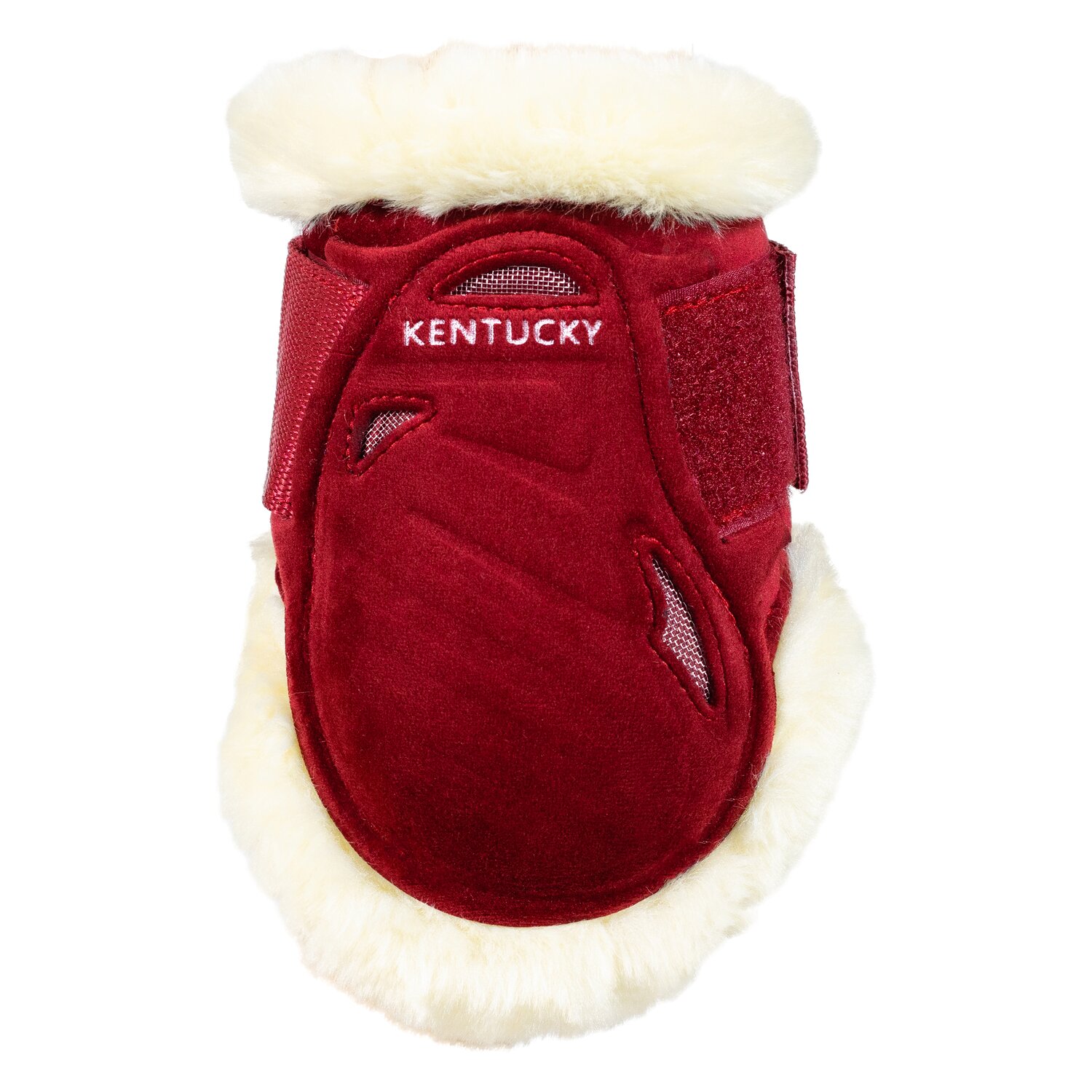 KENTUCKY Streichkappen Vegan Sheepskin  - red