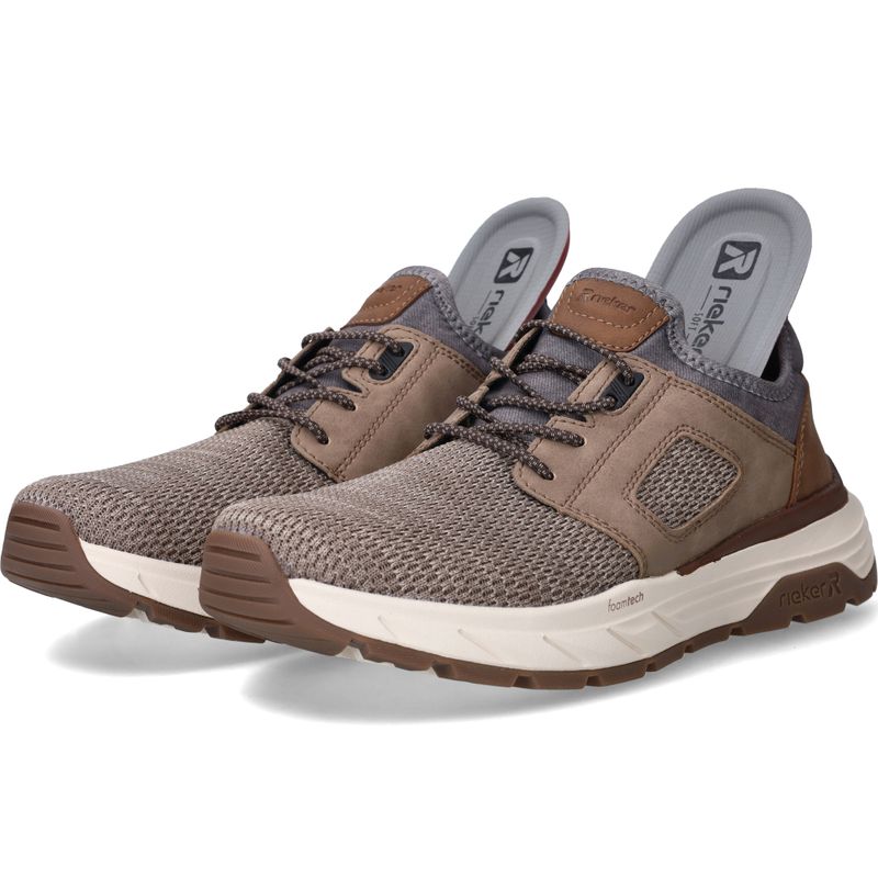 Rieker Sport Instappers Taupe Heren