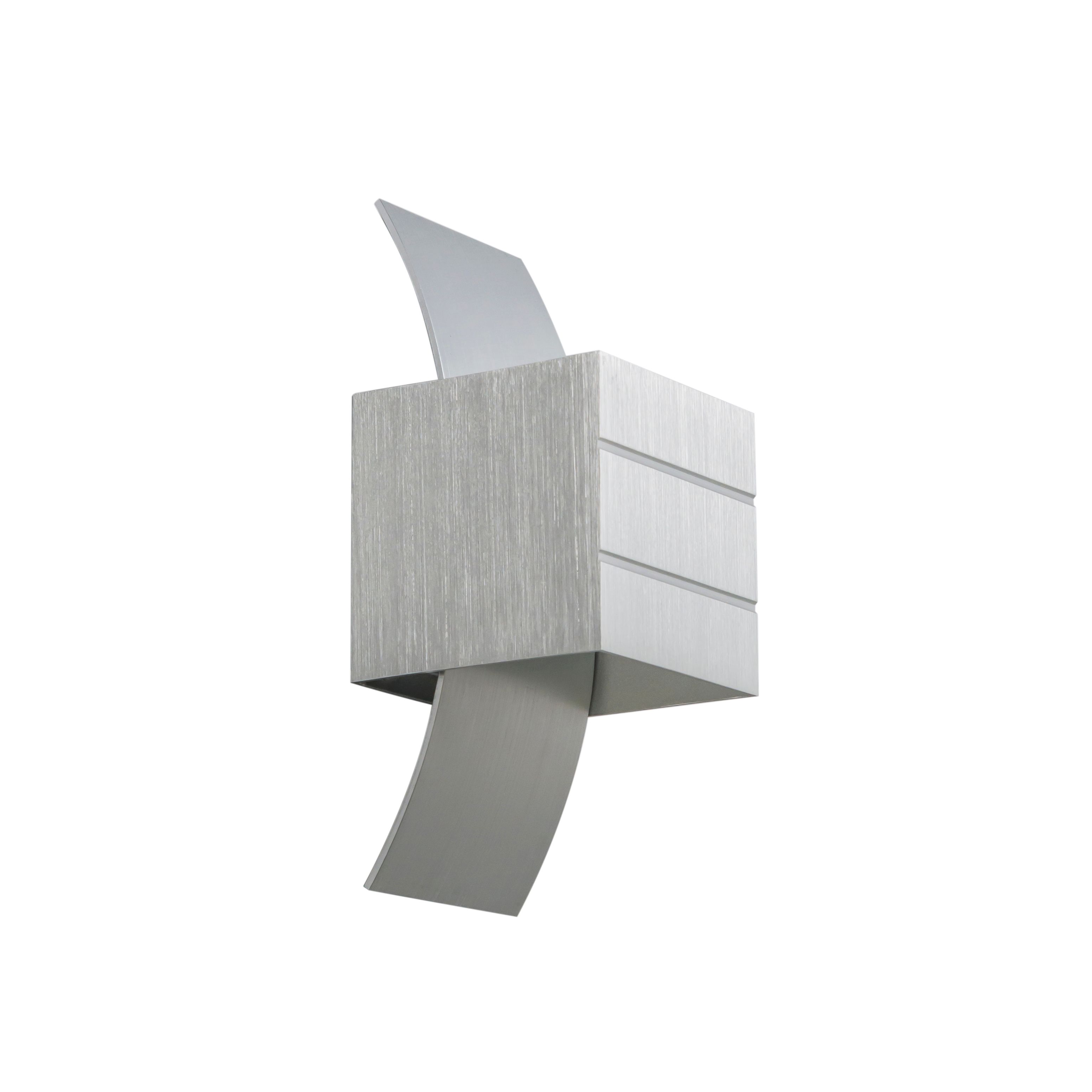 Moderne wandlamp aluminium met lichteffect - Amy