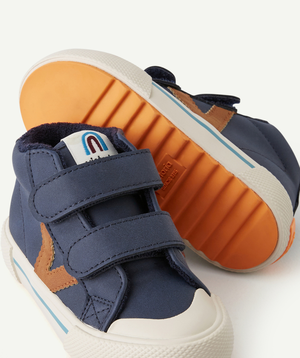 VICTORIABASKETS À SCRATCHS TRIBU BÉBÉ GARÇON BLEU MARINE