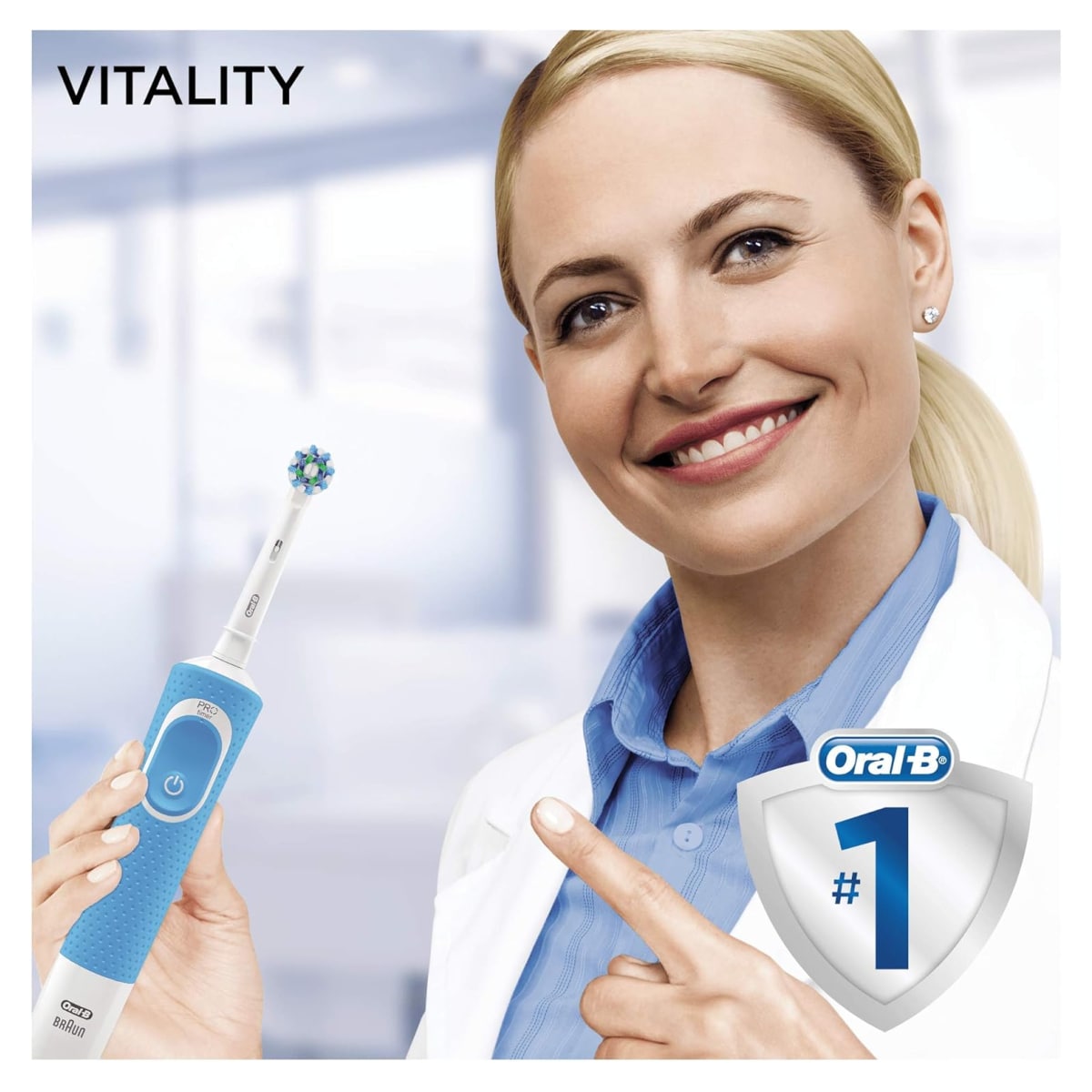 Oral-B Vitality 170 CrossAction blue Box Elektrische Zahnbürste
