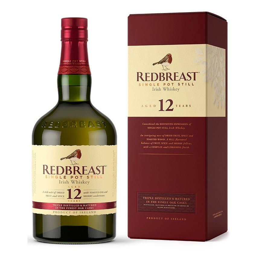 Redbreast whisky irlandais 12 ans Single Pot Still - 40%