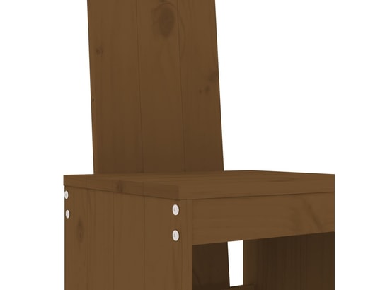 VIDAXL - Tabouret de bar Tabourets 2 pcs marron miel 40x42x120 cm bois massif de pin