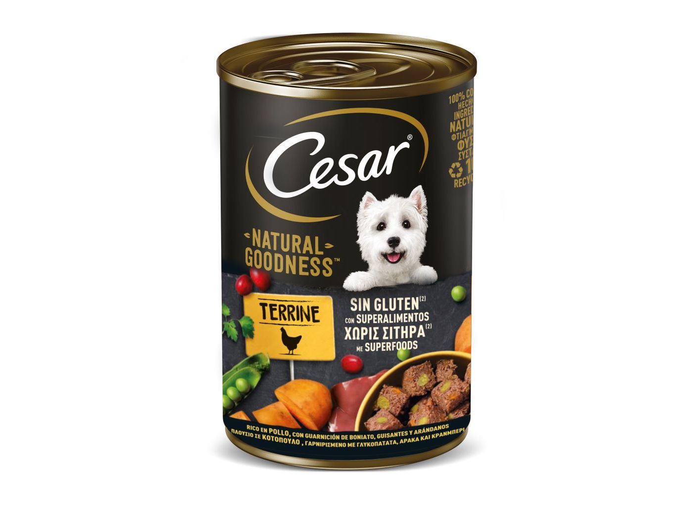 COMIDA HÚMIDA PARA CÃO CESAR FRANGO 400G