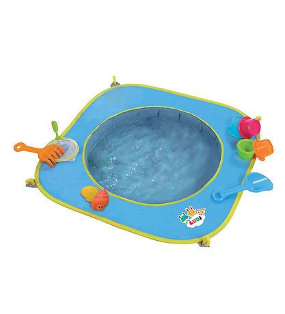 Ludi Strandbassin - 29 cm - 9 Dele - Blå m. Leget?j
