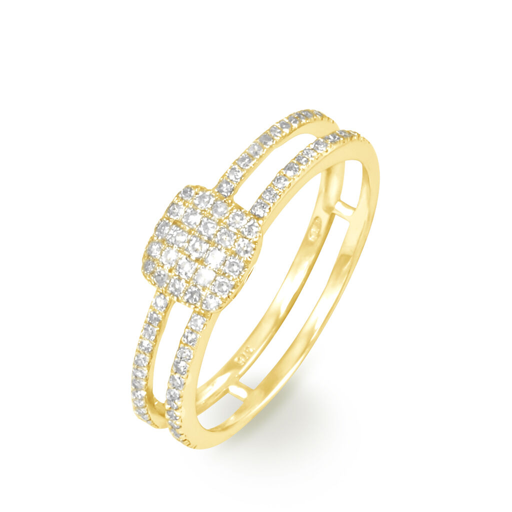 Bague Aude Or Jaune Diamant