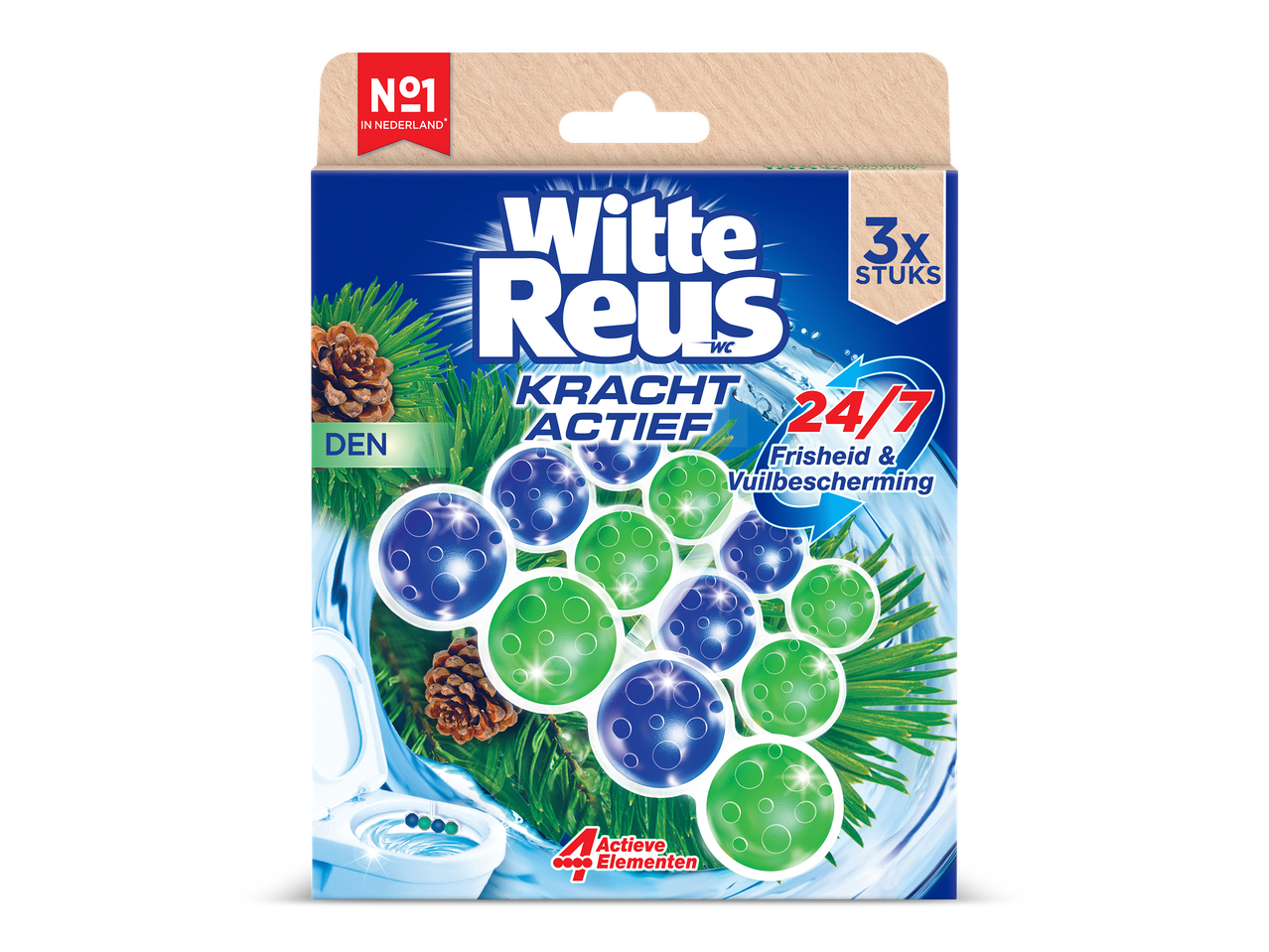 Witte reus toiletblokken