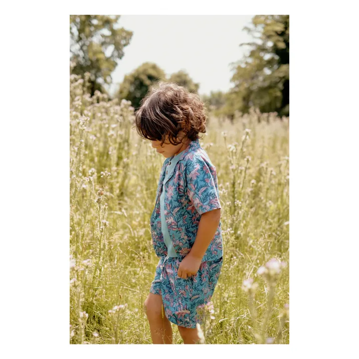 Louise Misha Chemise Alov Voile de Coton | Bleu