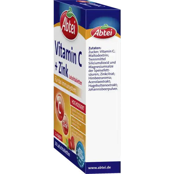 Vitamin C + Zink Lutschtabletten