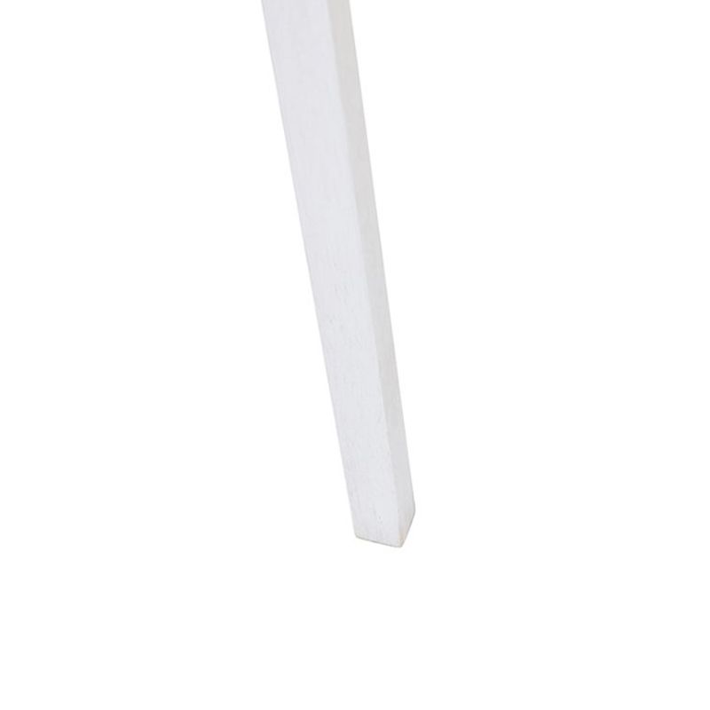 Moderne tripod wit met linnen kap zwart 45 cm - Tripod Classic