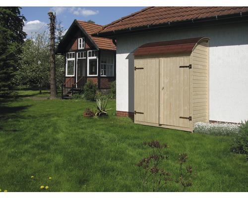 fiets- en multifunctionele box weka Biel 160x134x223 cm naturel