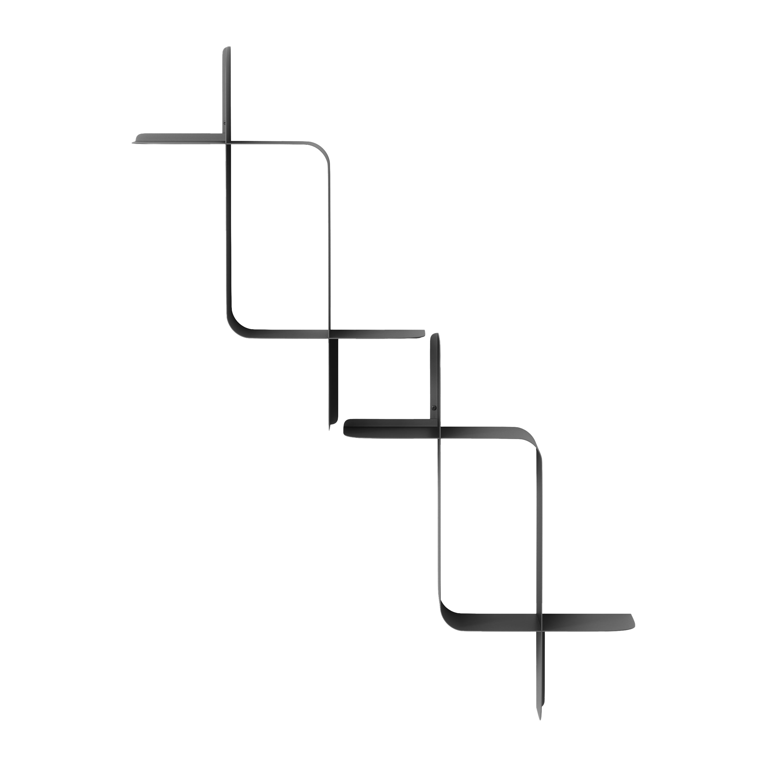 Umbra Montage Wandplank - Set van 2 - Zwart