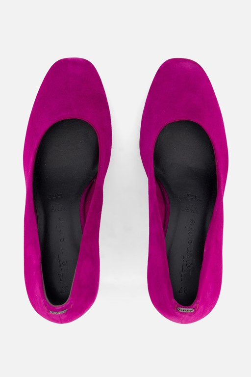 Tamaris Pumps paars Leer