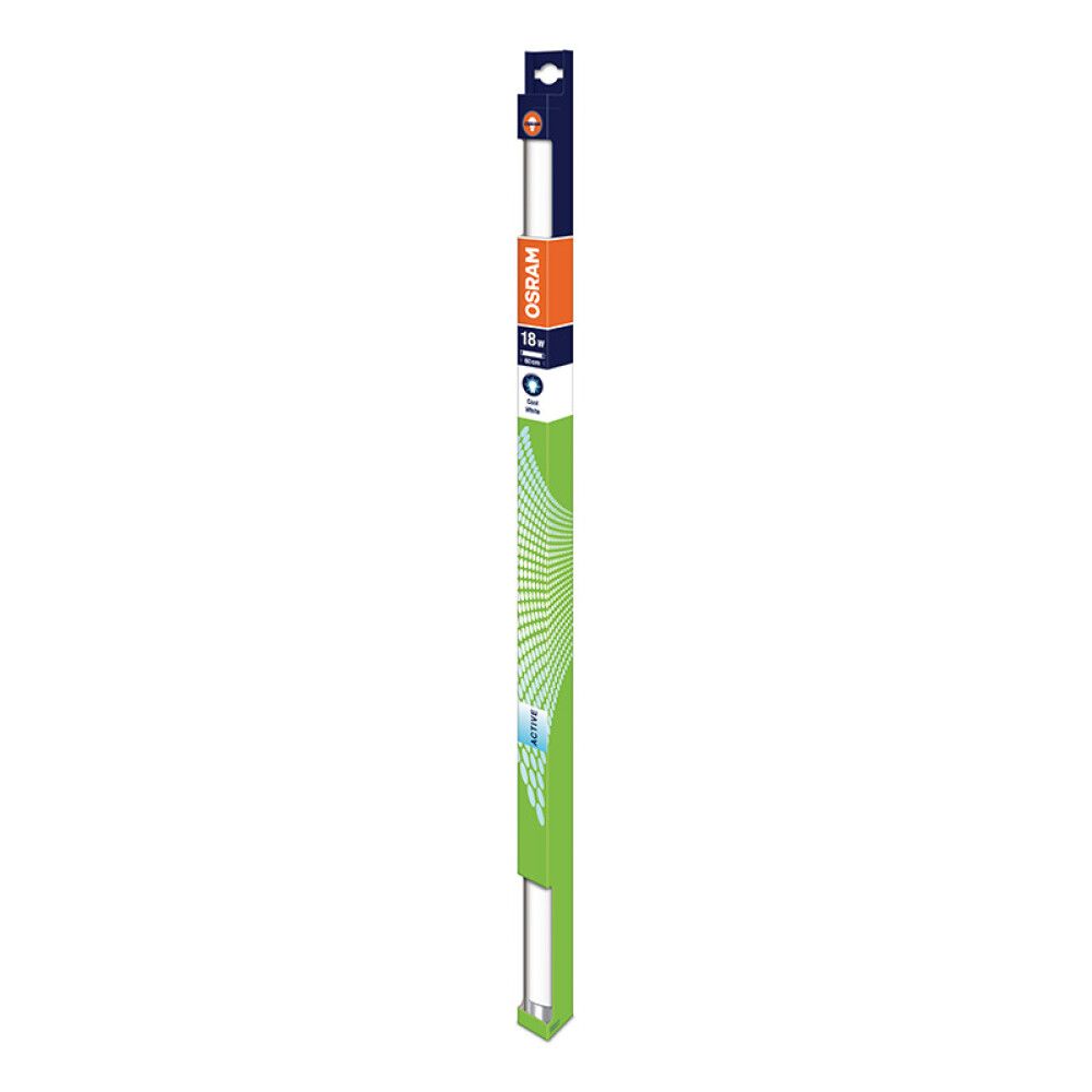 LYSRØR OSRAM L 18W/840 COOL HVIT 60 CM
