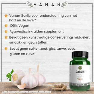 Vanan Garlic Capsules 60CP