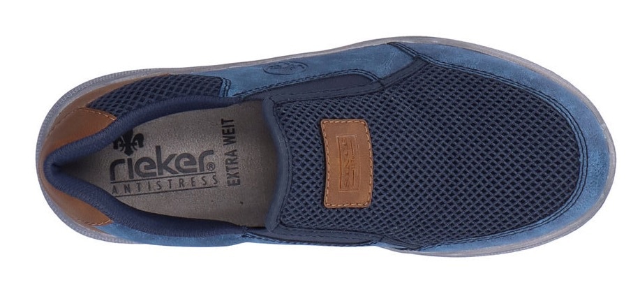 Rieker Slipper  Schlupfschuh, Freizeitschuh mit seitlichen Stretcheinsätzen, G-Weite