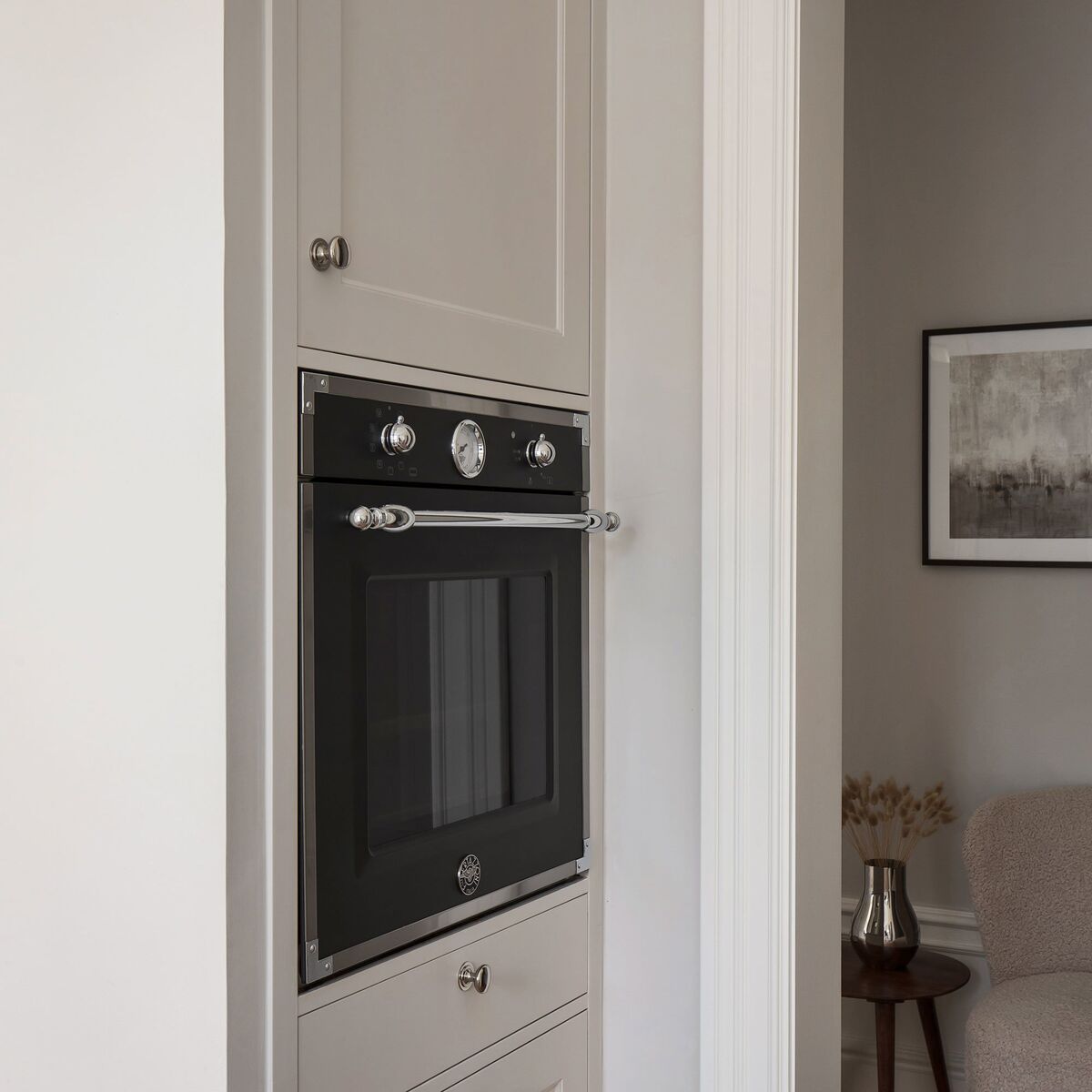 F609HEREKT Heritage Innebygget Ovn 60 cm, Svart