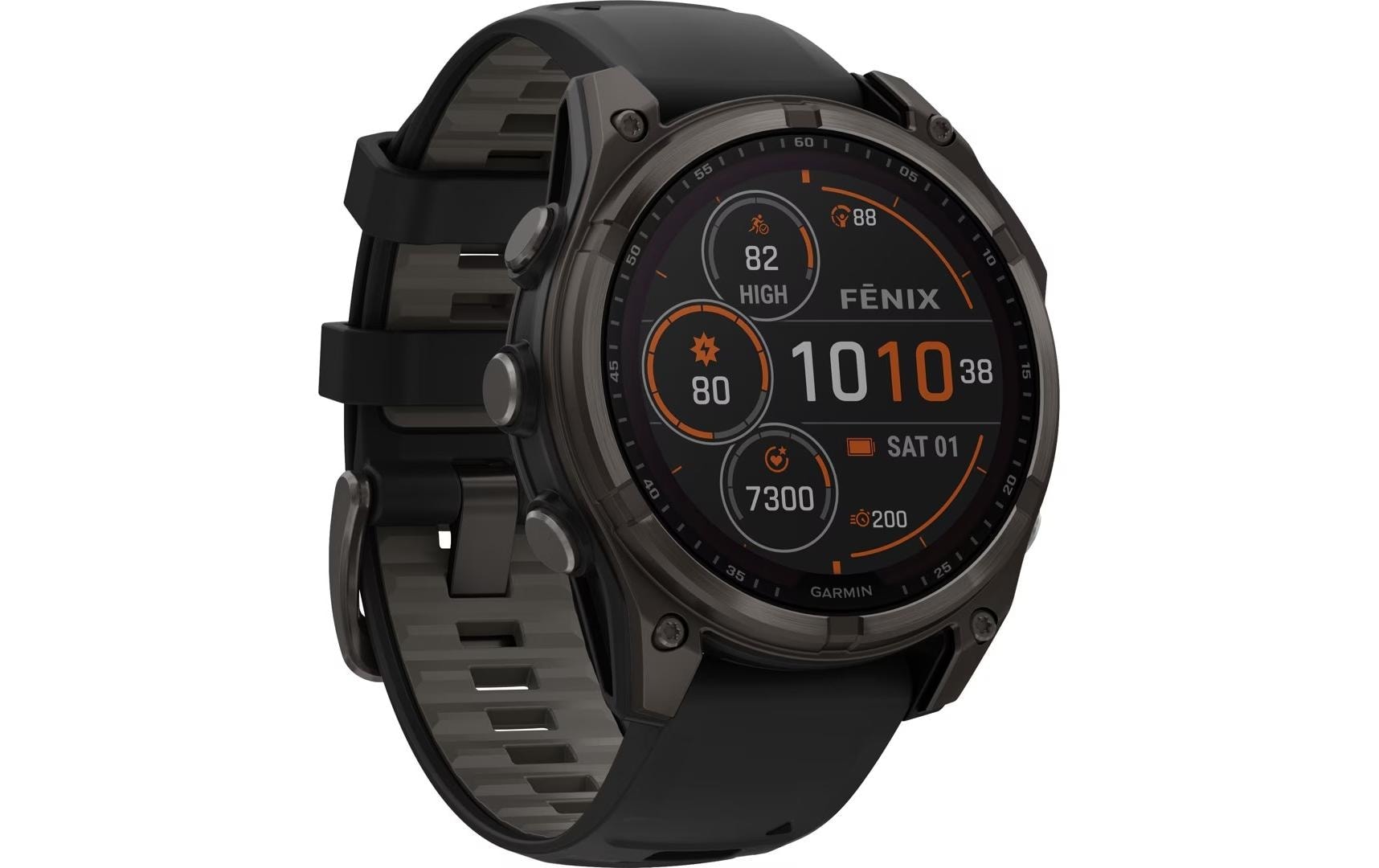 Garmin Smartwatch »Fenix 8 Solar Sapphire«(/ 1,3 ″)