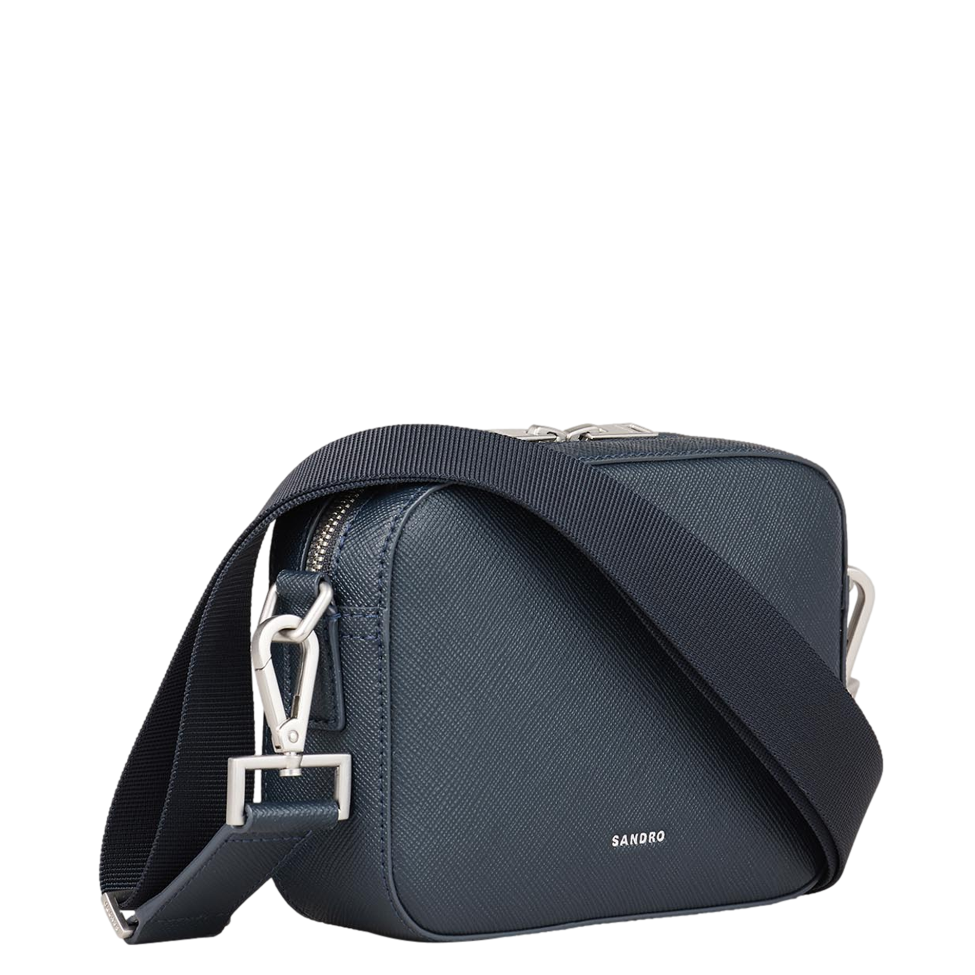 MINIBAG HOOK - Sac bandoulière en cuir recyclé | Bleu