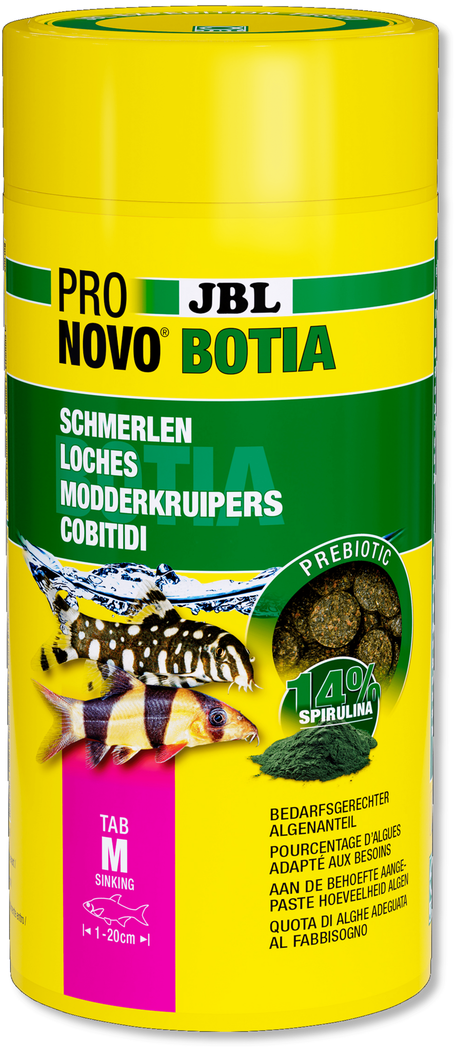 JBL Pronovo Botia Tab M 1000ml | Zinkende voedertabletten