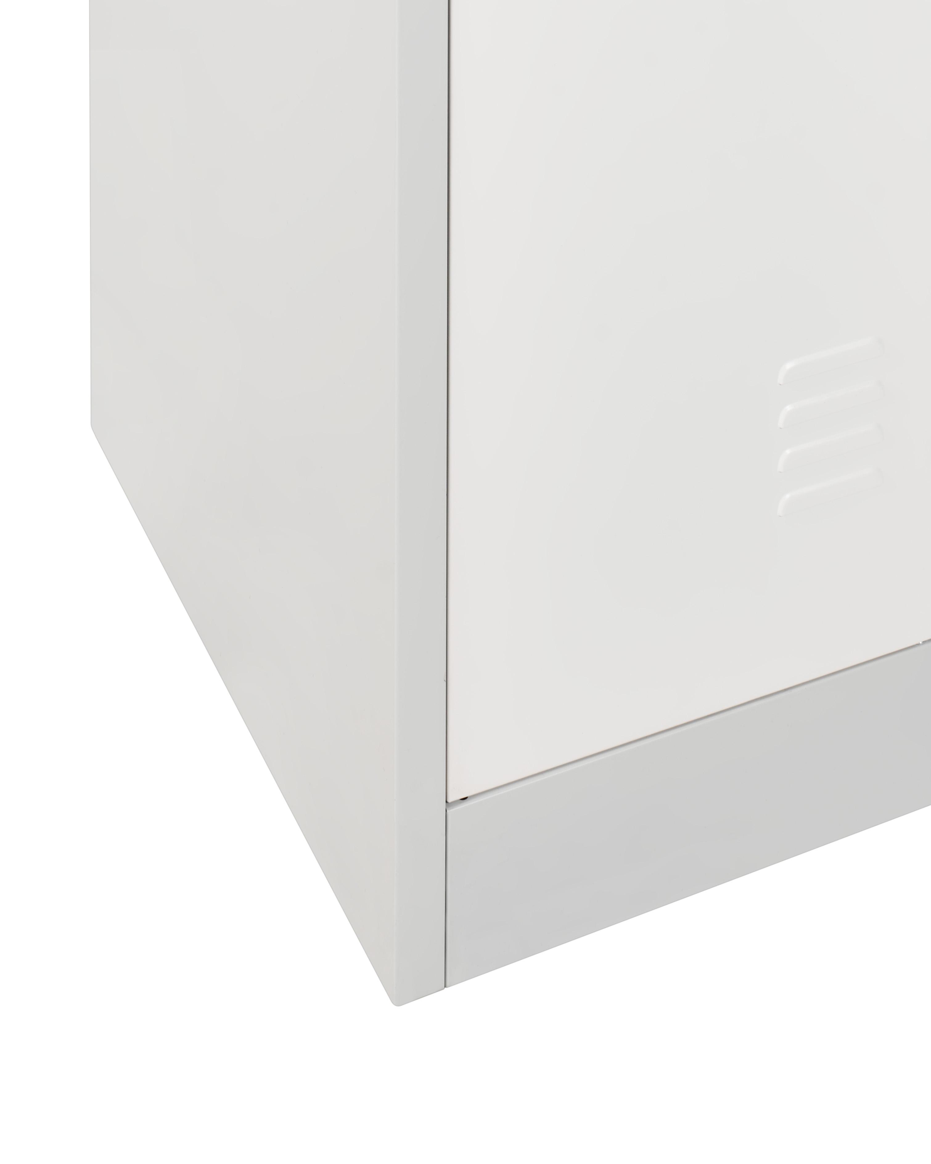 Locker met 3 deuren ATHLETE Metaal Grijs/wit