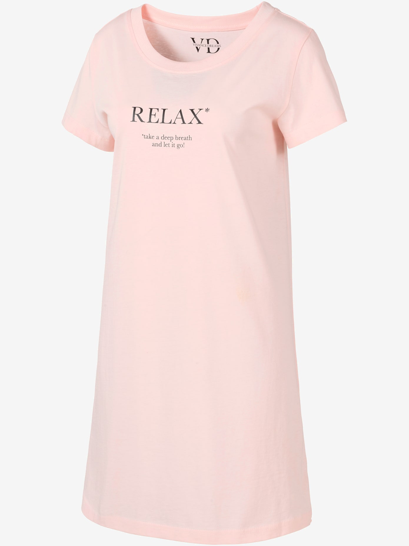 Chemise de nuit décontractée avec imprimé devant
