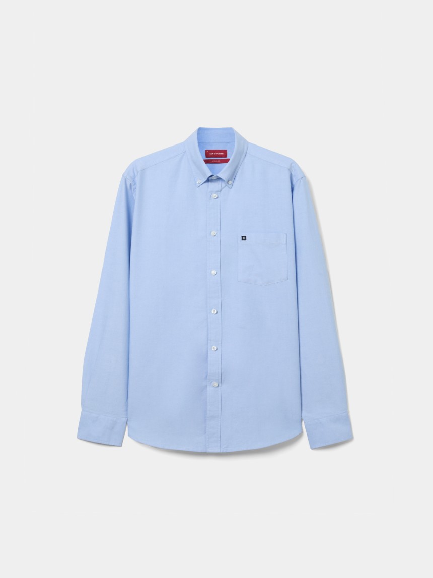Camisa regular fit de algodão