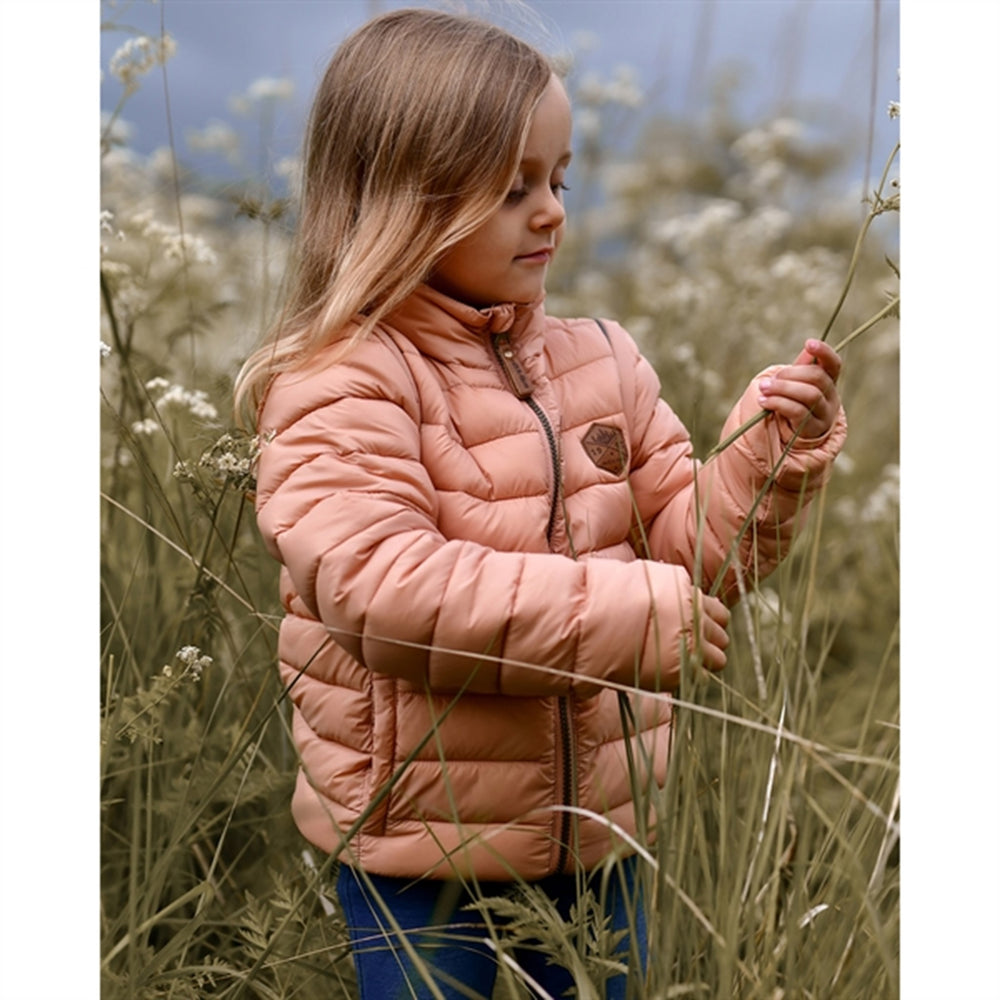 Nylon puffer 2i1 Jakke Tawny Brown
