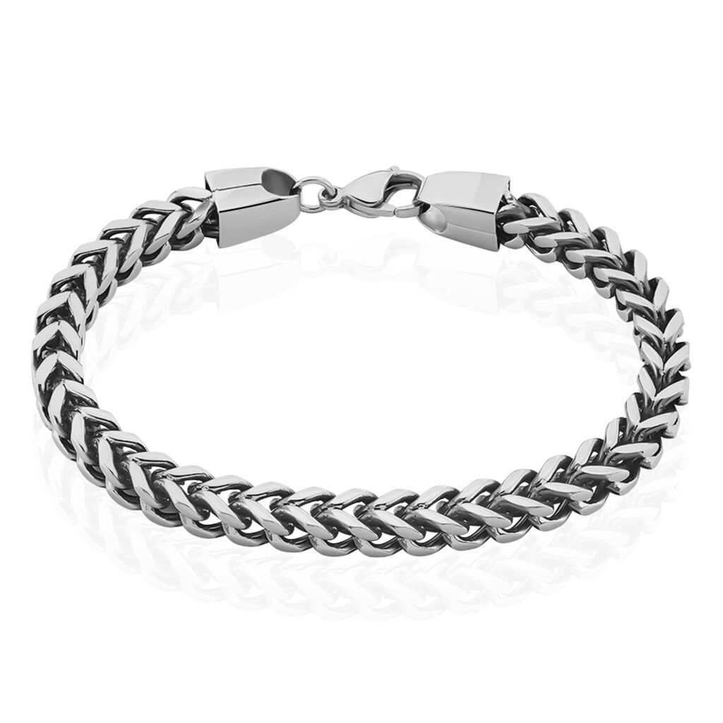 Bracelet Manuel Acier Blanc