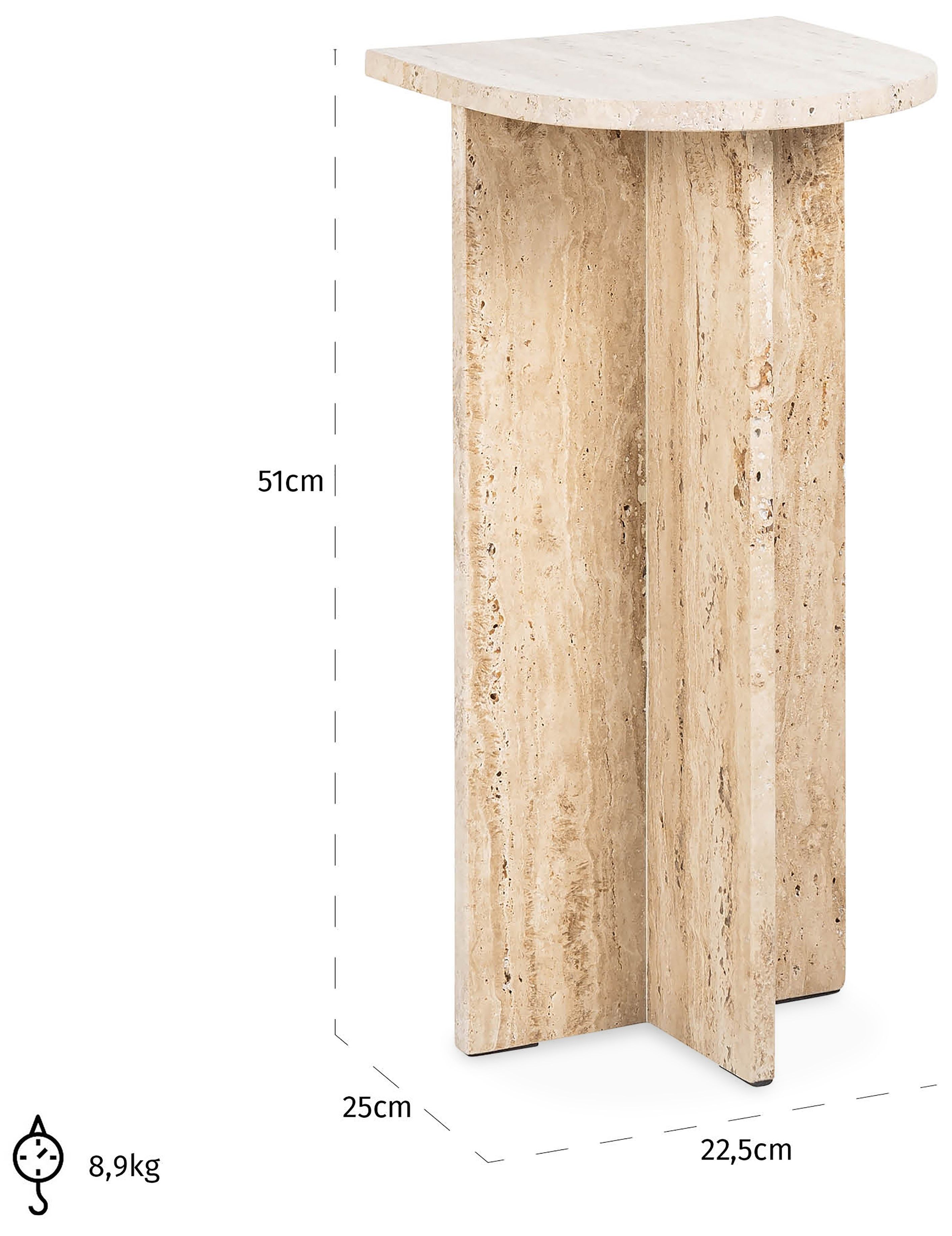 Bijzettafel 212546 Costello B25.5 x D25.5 x H51 cm