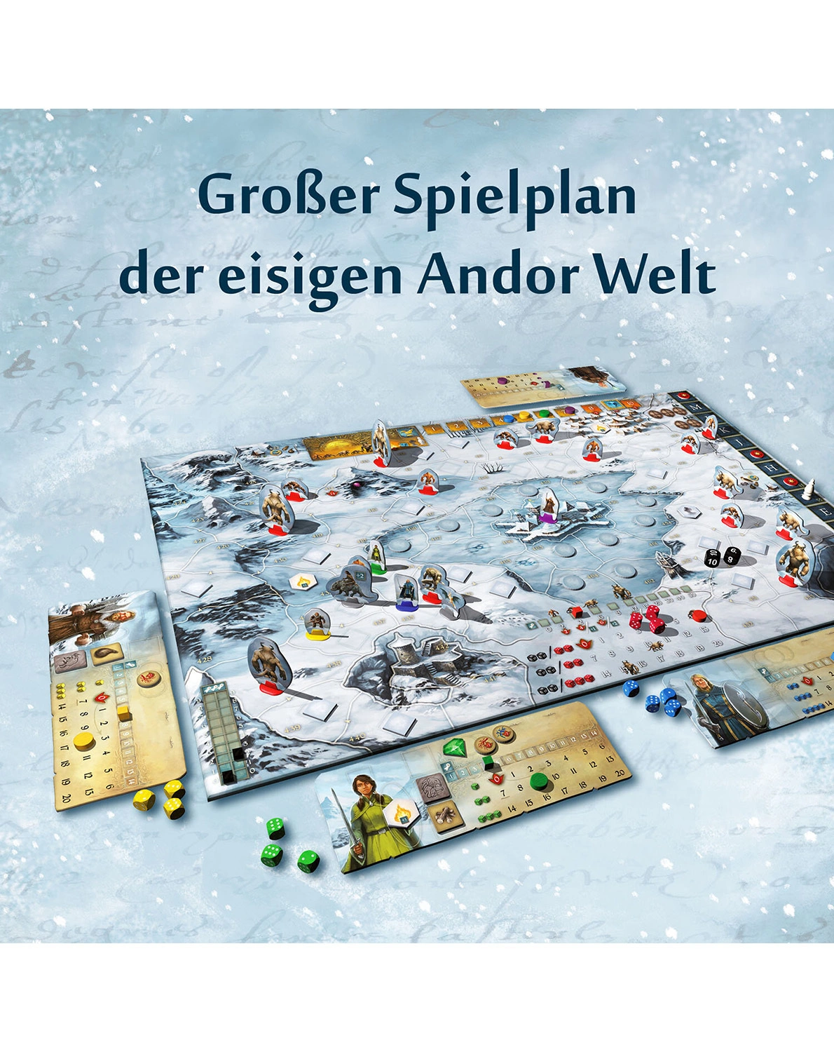 Gesellschaftsspiel ANDOR - DIE EWIGE KÄLTE in bunt