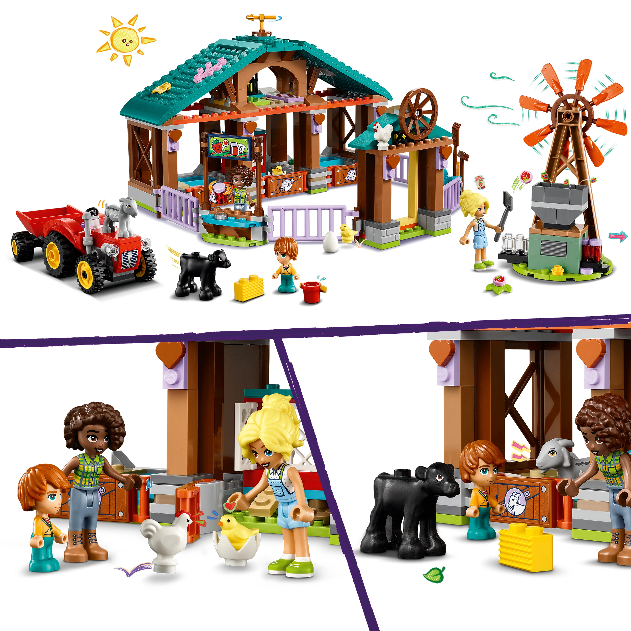 LEGO® Friends 42617 AUFFANGSTATION FÜR FARMTIERE