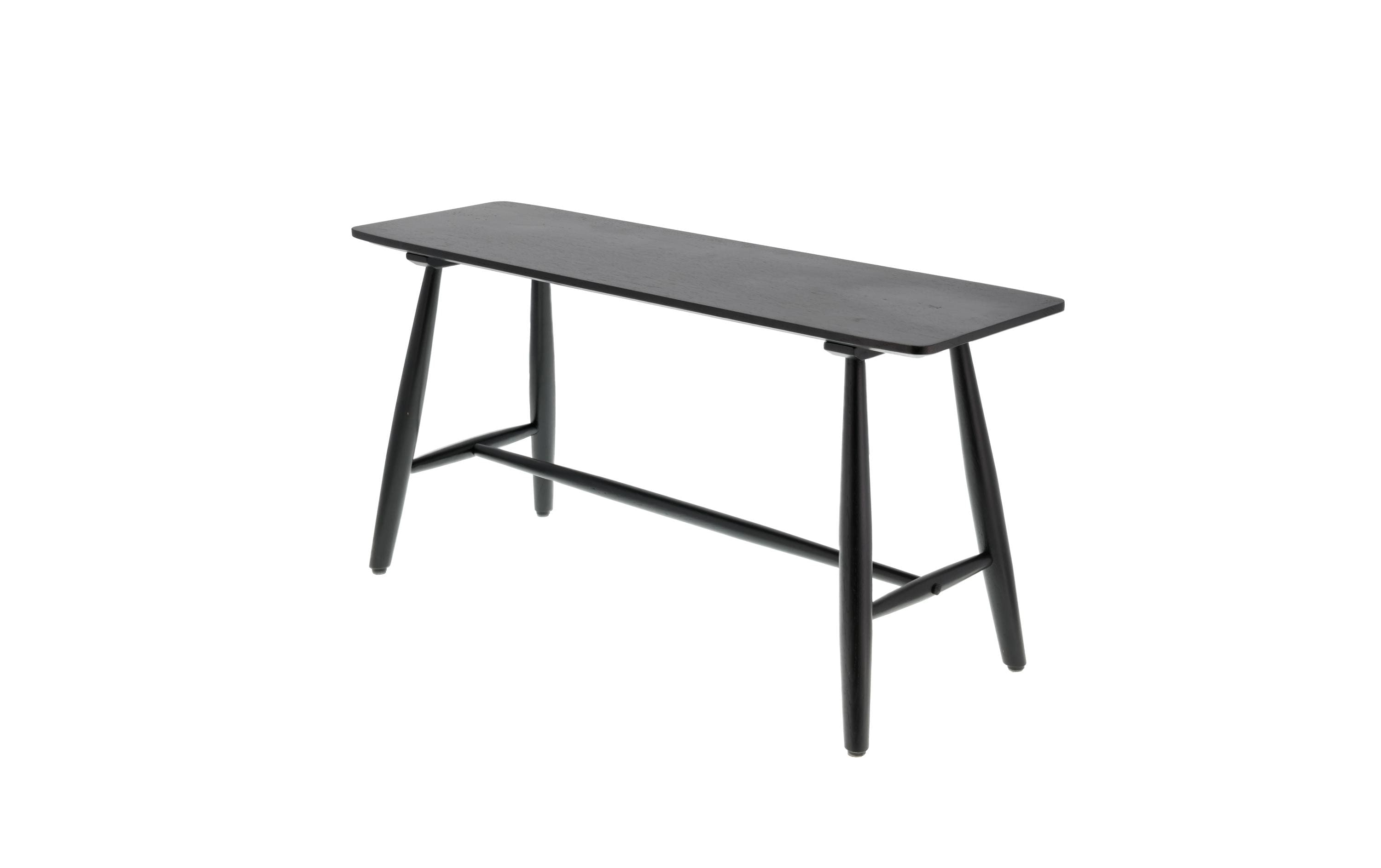 Sitzbank Bast 90 x 45 cm, Schwarz<br>Sitzbank aus Holz
