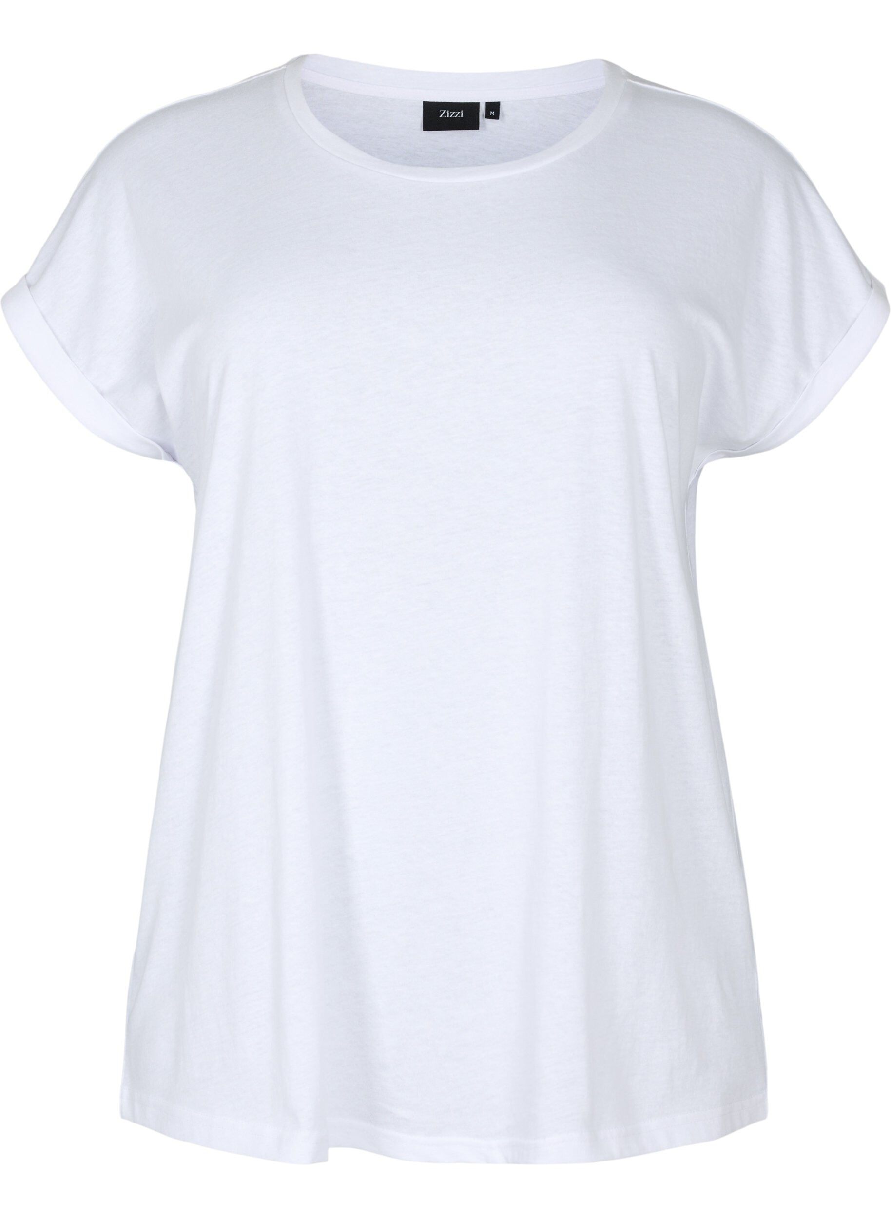 Kortærmet t-shirt i bomuldsblanding