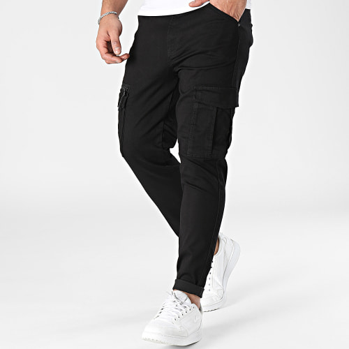 Pantalon Cargo Slim Stace Dex Noir