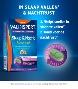 Valdispert Slaap & Nacht Advanced Tabletten 30TB