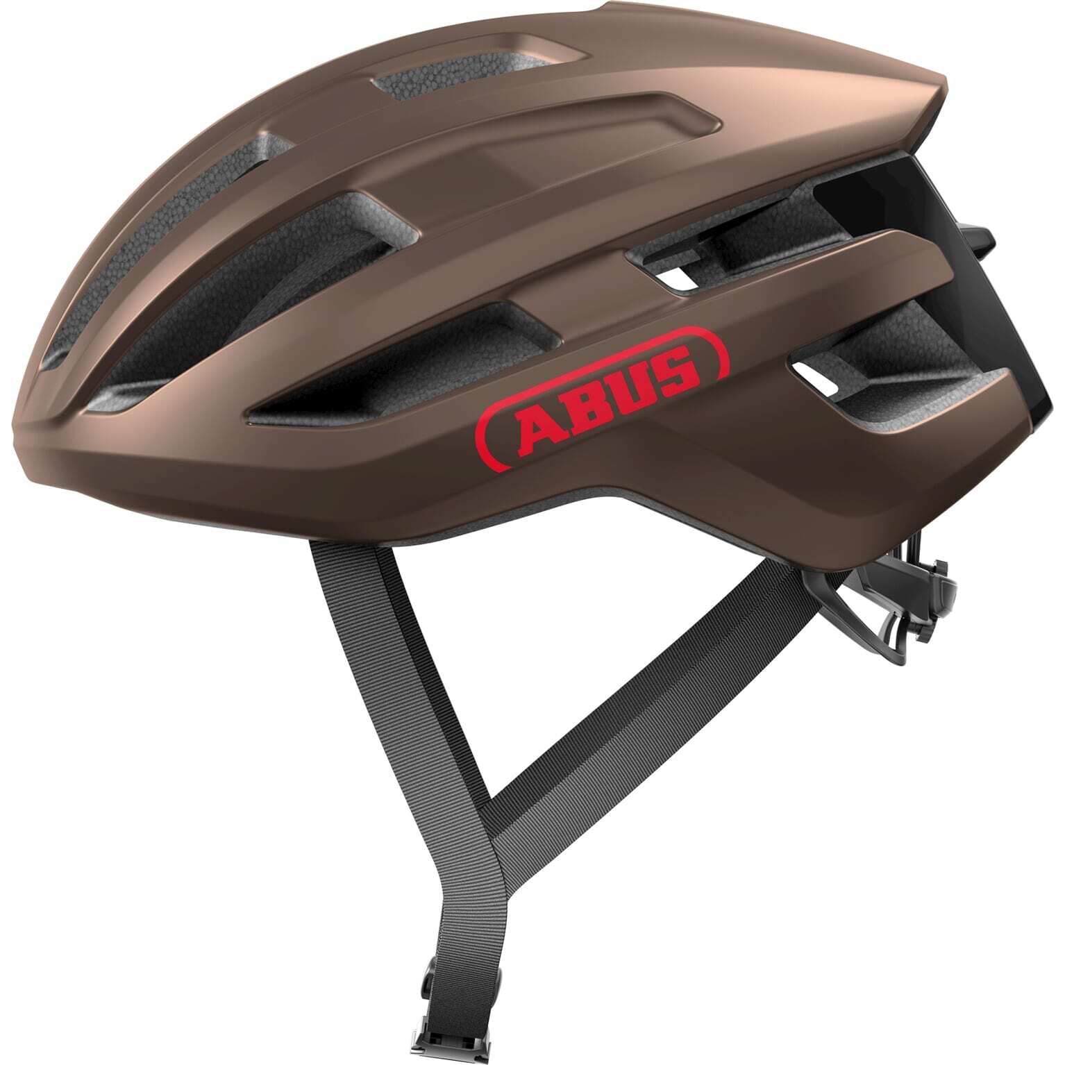 Abus PowerDome ACE Race Fietshelm Metallic Copper