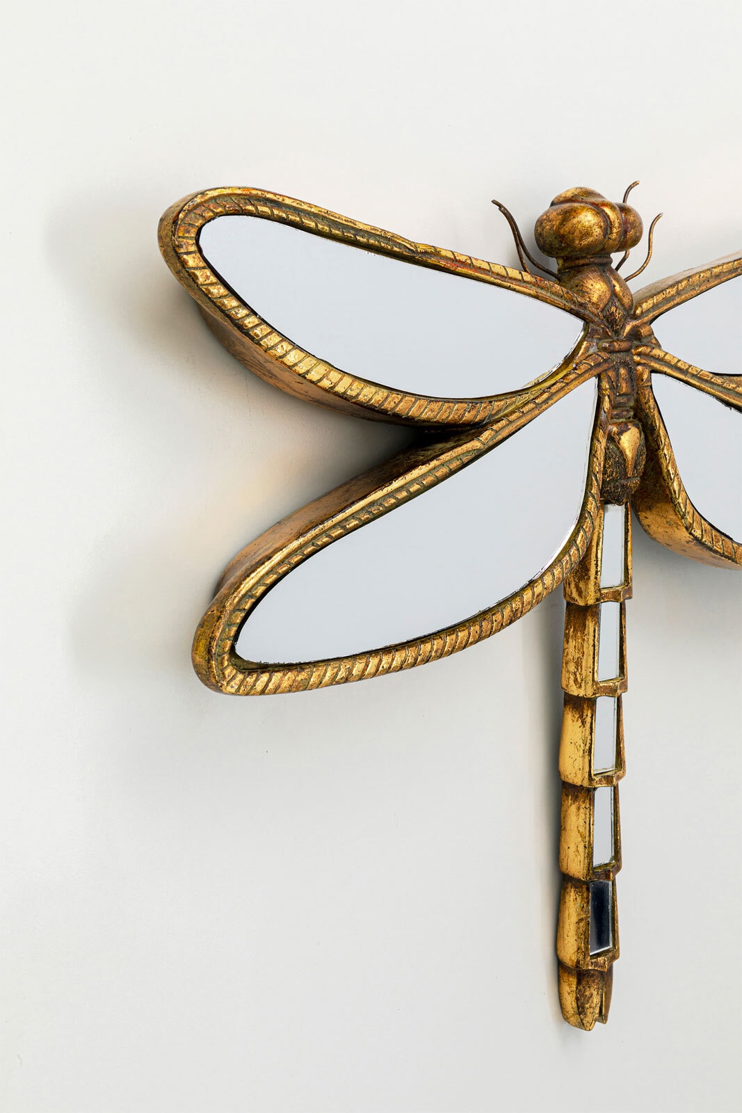 KARE DESIGN Wandschmuck DRAGOBFLY 46,5 x 36 cm goldfarbig
