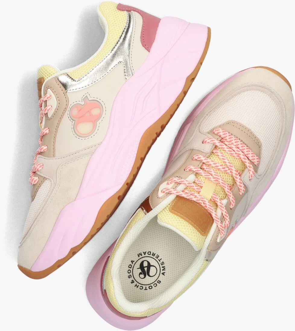 SCOTCH & SODA beige scotch & soda lage sneakers celest 35