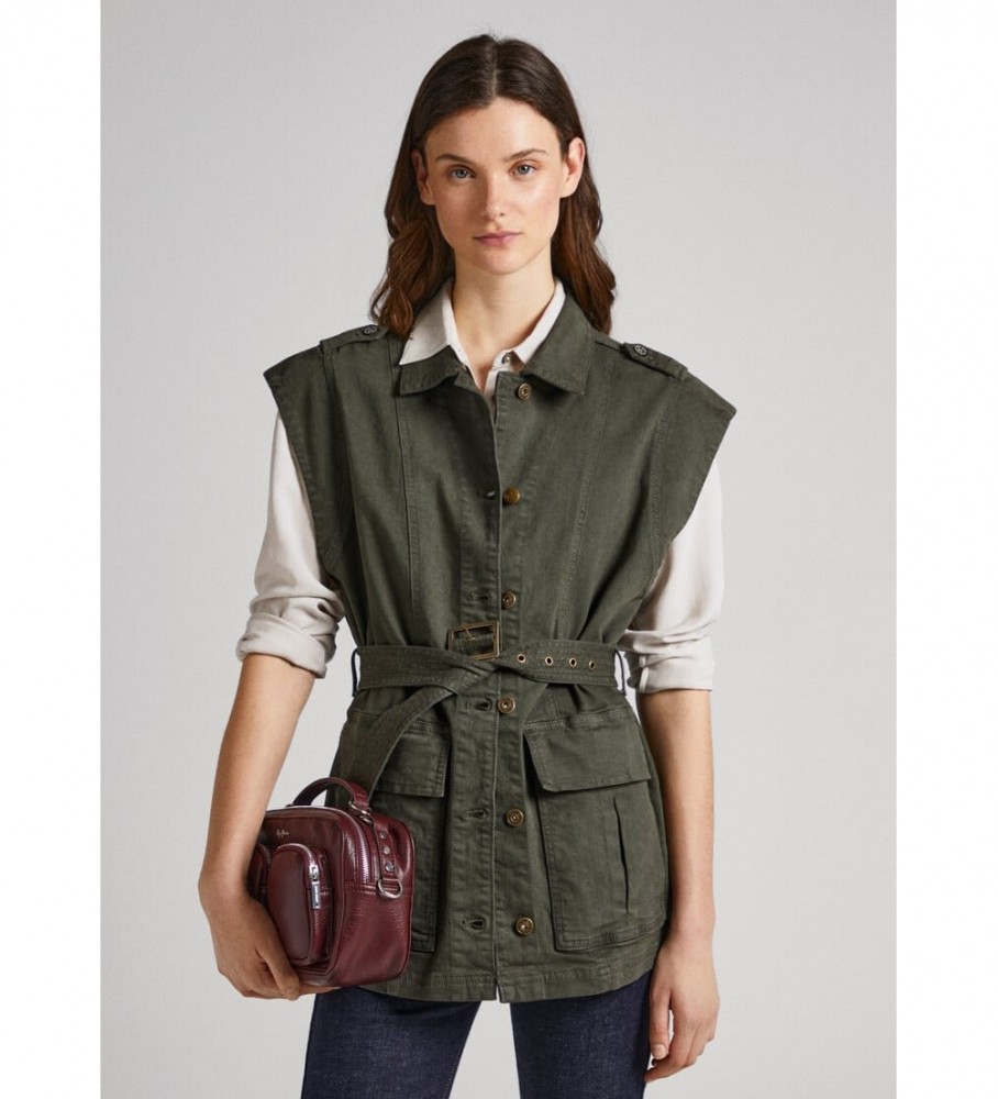 Pepe Jeans Casaco Jolina verde